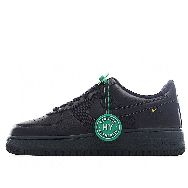 Tênis Nike Air Force 1  Low '07 'Black University Gold'