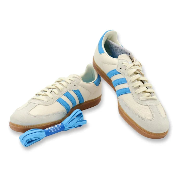 Tênis Adidas Samba x Sporty & Rich OG Cream Blue