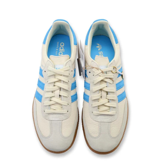 Tênis Adidas Samba x Sporty & Rich OG Cream Blue