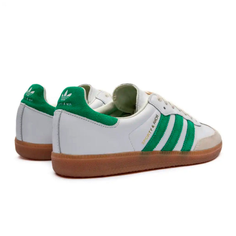 Tênis Adidas Samba x Sporty & Rich OG Green