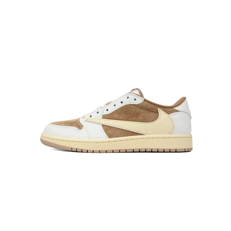 Tênis Nike Air Jordan 1 Low x Travis Scott Sail Shy Pink