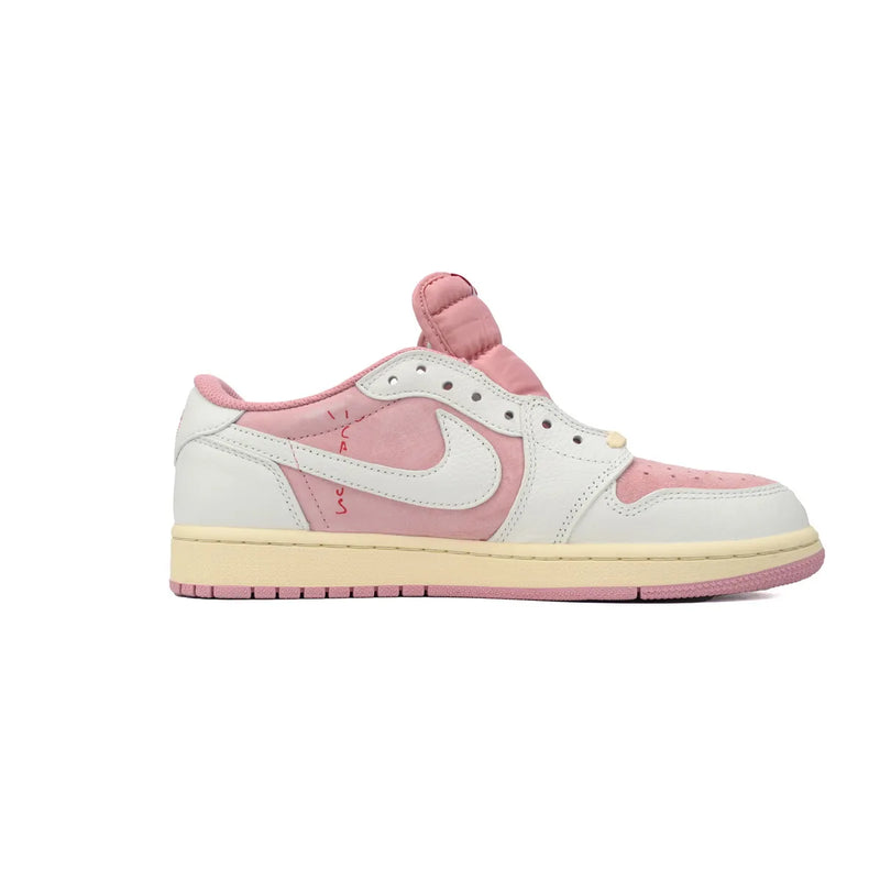 Tênis Nike  Air Jordan 1 Low x Travis Scott White Pink