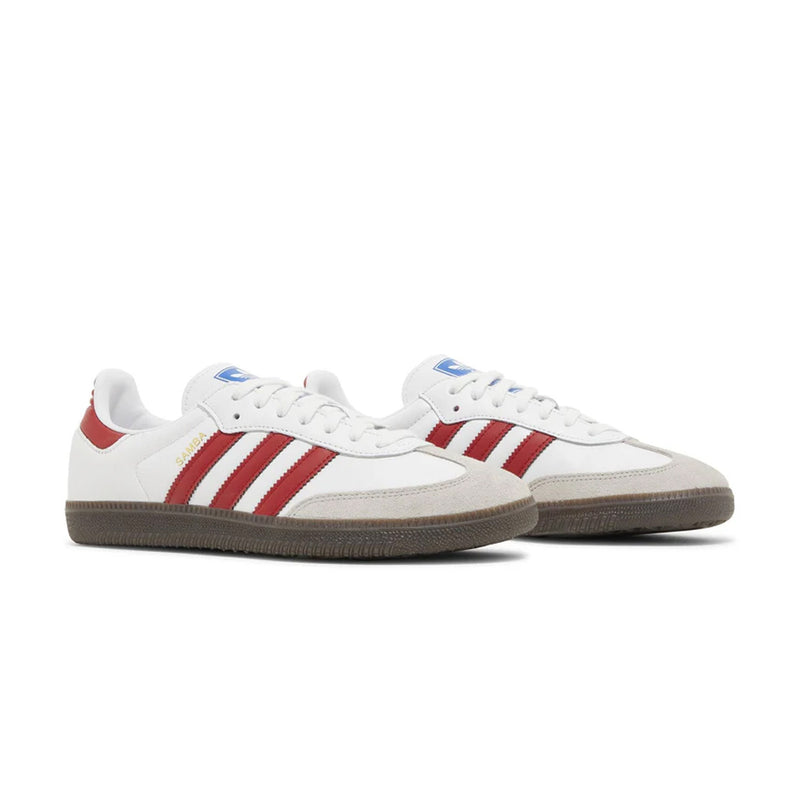 Tênis Adidas Samba OG White Scarlet