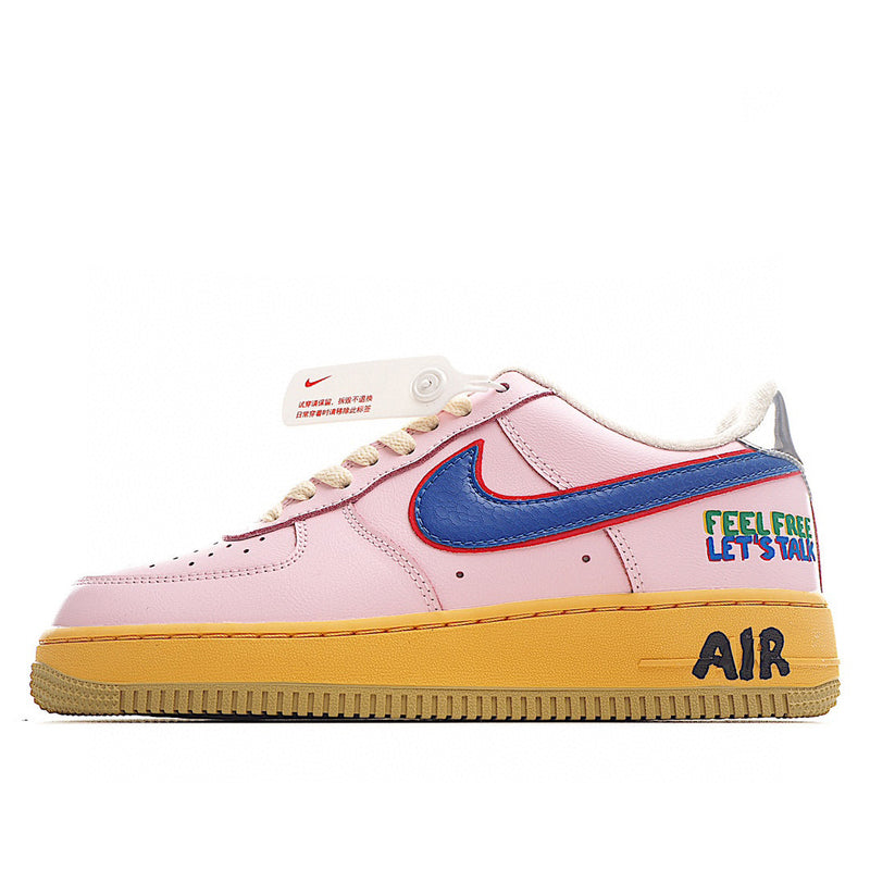 Tênis Nike Air Force 1 Low '07 Feel Free, Let's Talk