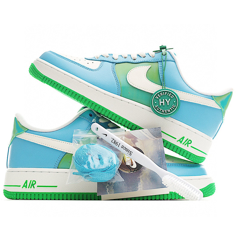 Tênis Nike Air Force 1 Low Aquarius BlueGreen Shock